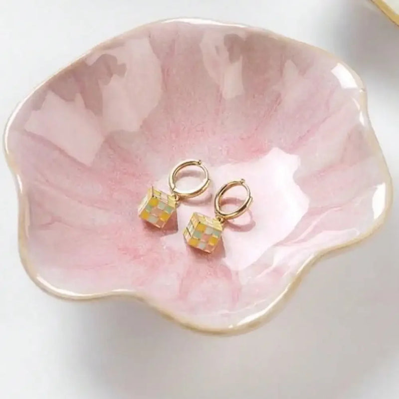 Lotus Leaf Ceramic Trinket Dish