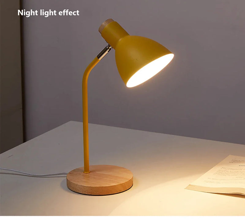 Nordic Wood Table Lamp