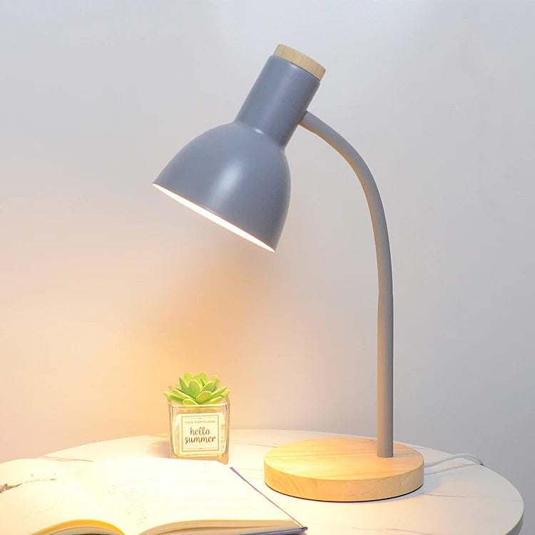 Wood & Iron Desk Lamp