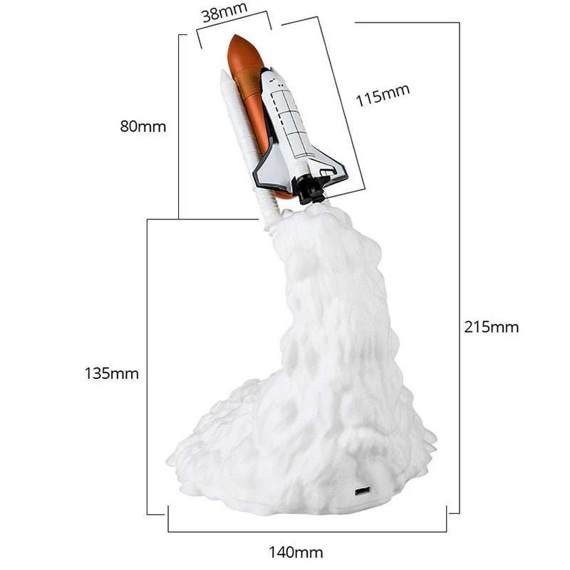 Rocket Night Lamp