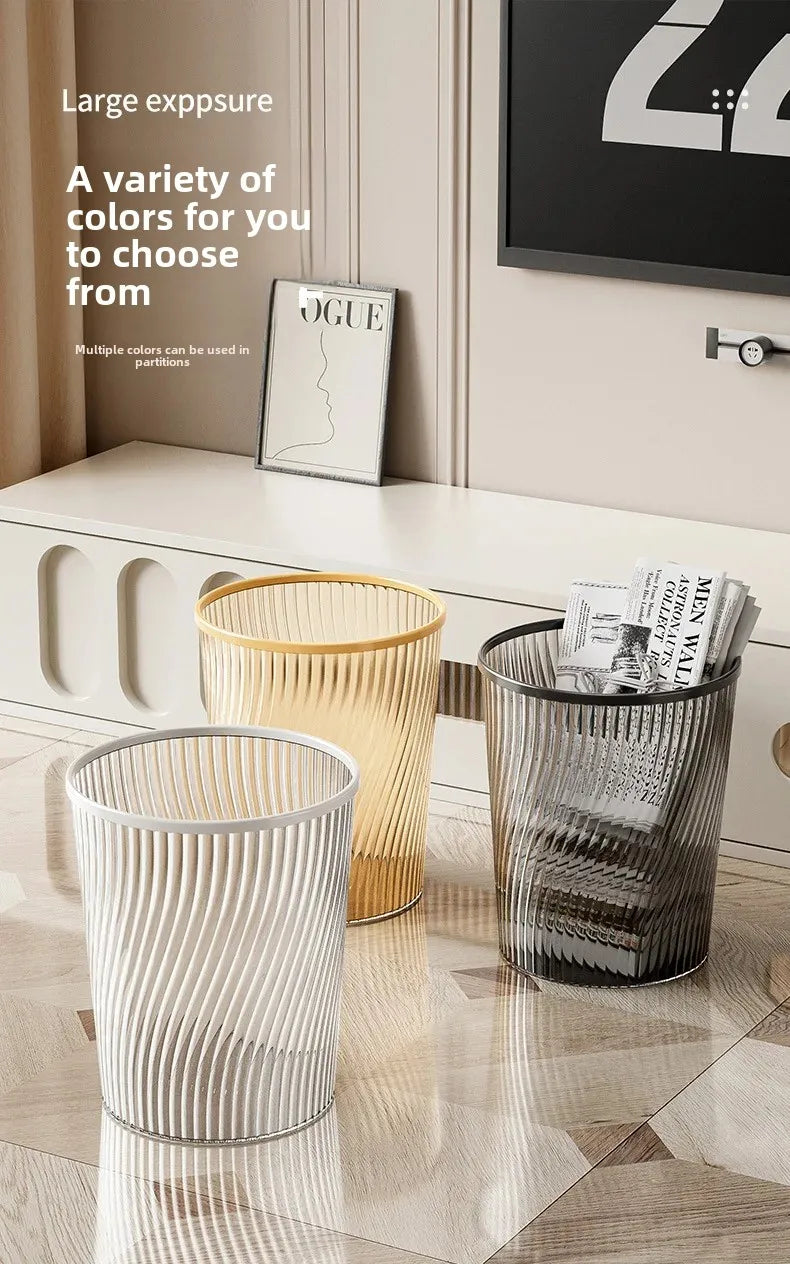 Clear Luxe Dustbin