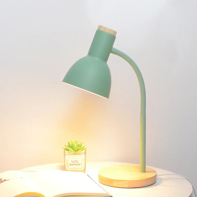 Wood & Iron Desk Lamp