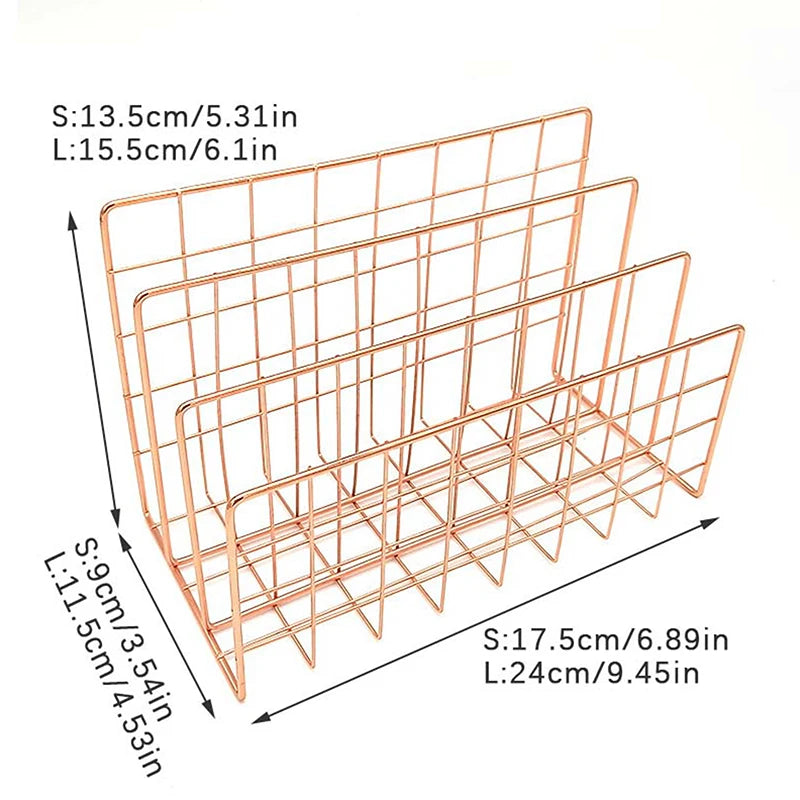 Minimalist Iron Desk Rack
