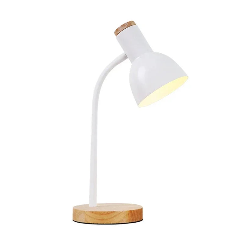 Wood & Iron Desk Lamp