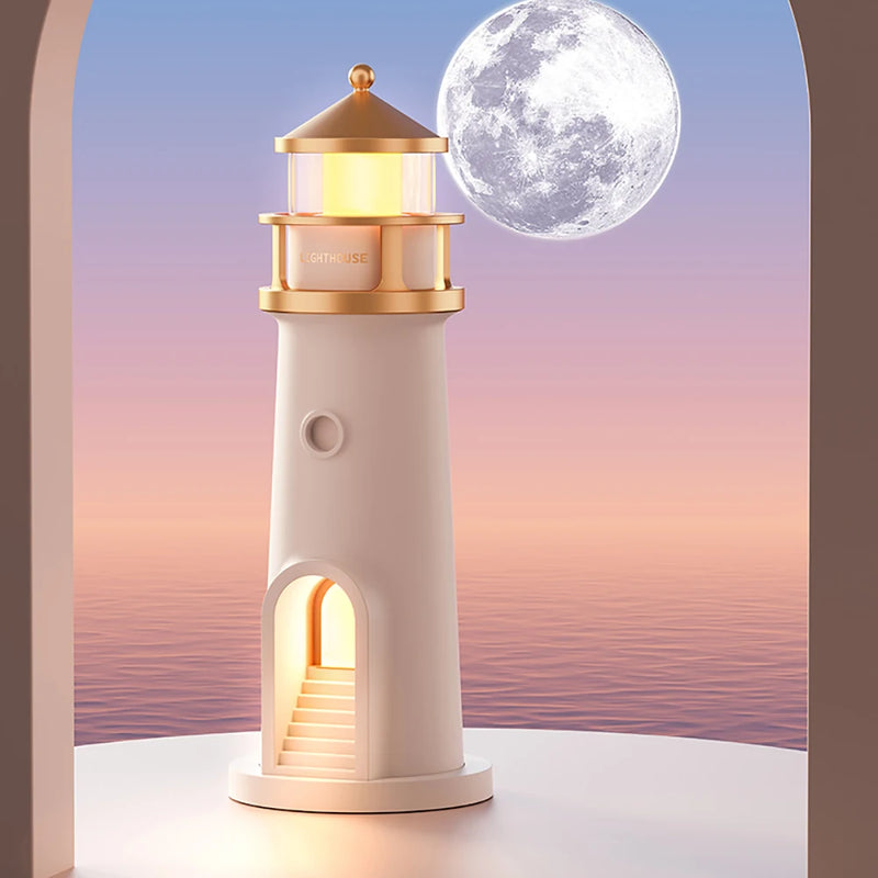 Bluetooth Moon Lighthouse Lamp