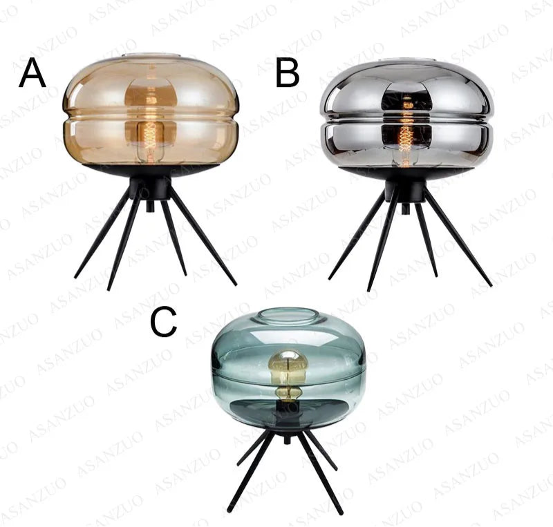 Glass Table Lamp