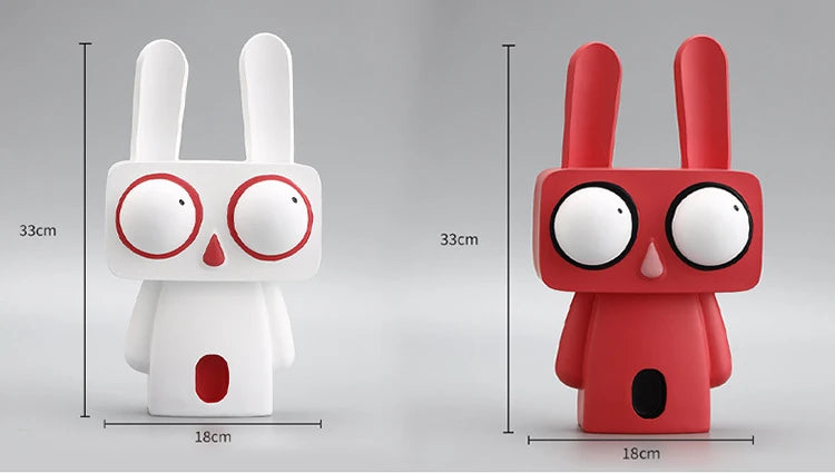 Abstract Rabbit Ornament