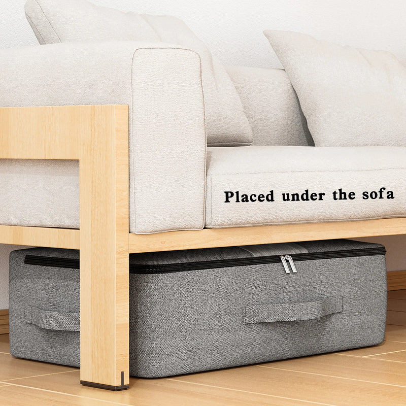 Collapsible Gray Storage Bag