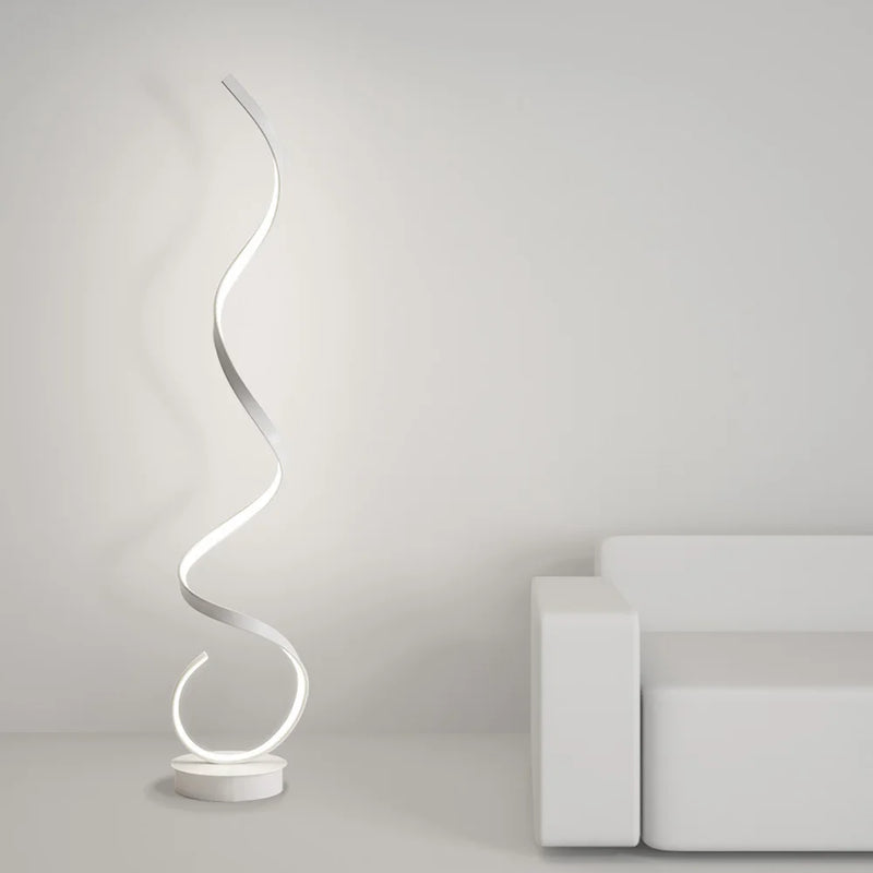 LED Spiral Floor Lamp