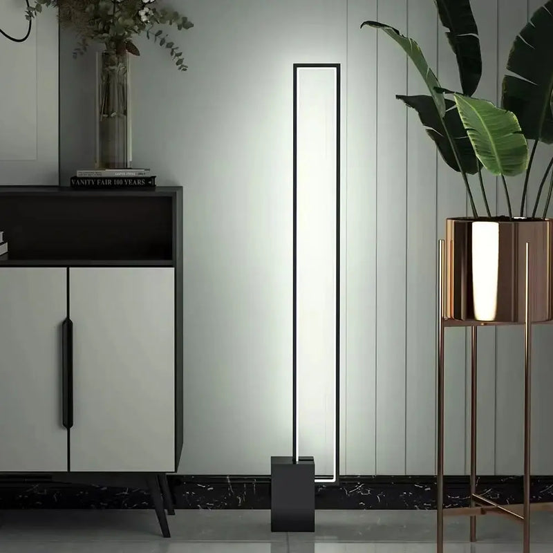 Black LED Floor Lamp