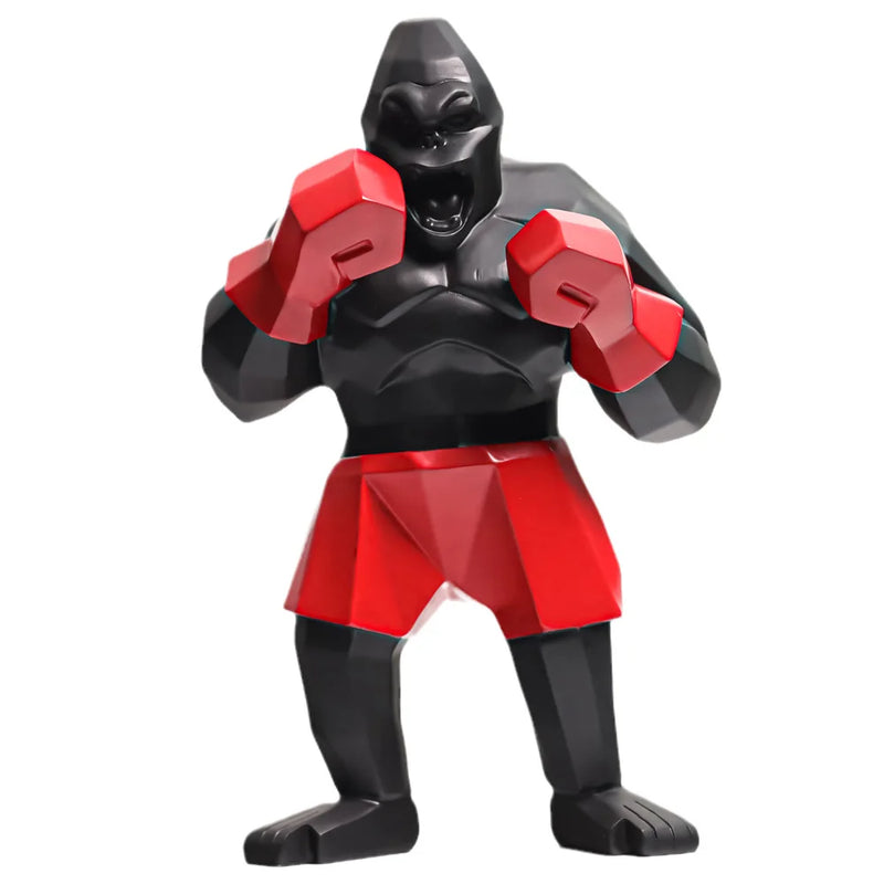 Boxing Gorilla Sculpture