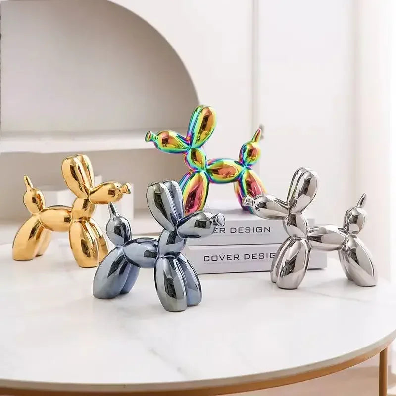 Ceramic Balloon Dog Statue