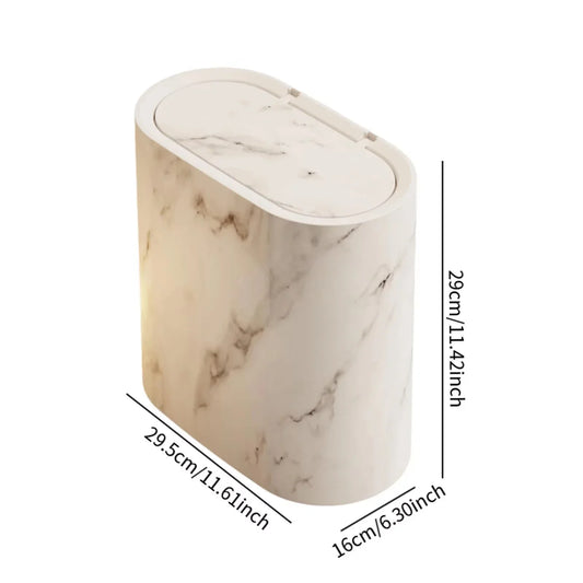 Nordic Marble Trash Can