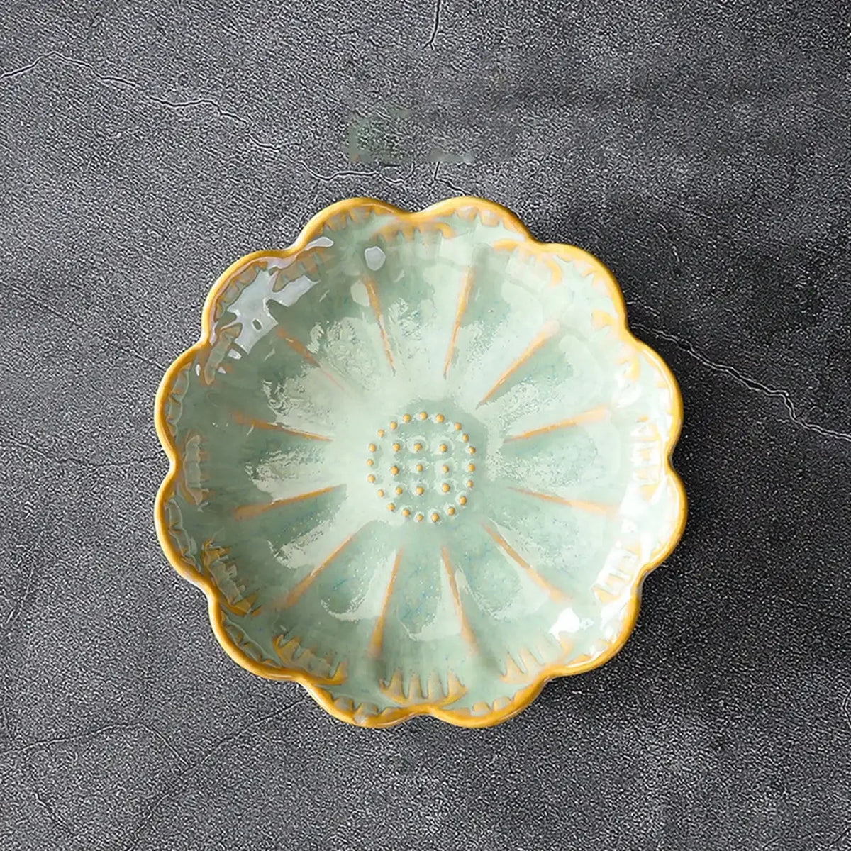 Lotus Leaf Ceramic Trinket Dish