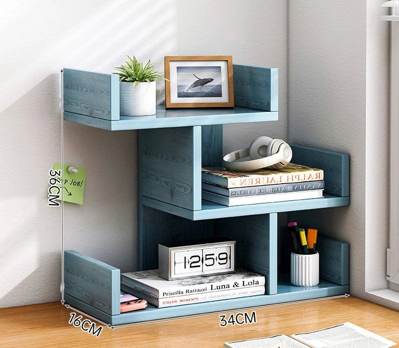 Bamboo Desk Bookshelf