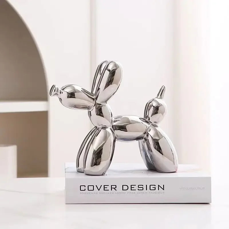 Ceramic Balloon Dog Statue