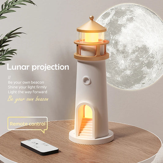 Bluetooth Moon Lighthouse Lamp