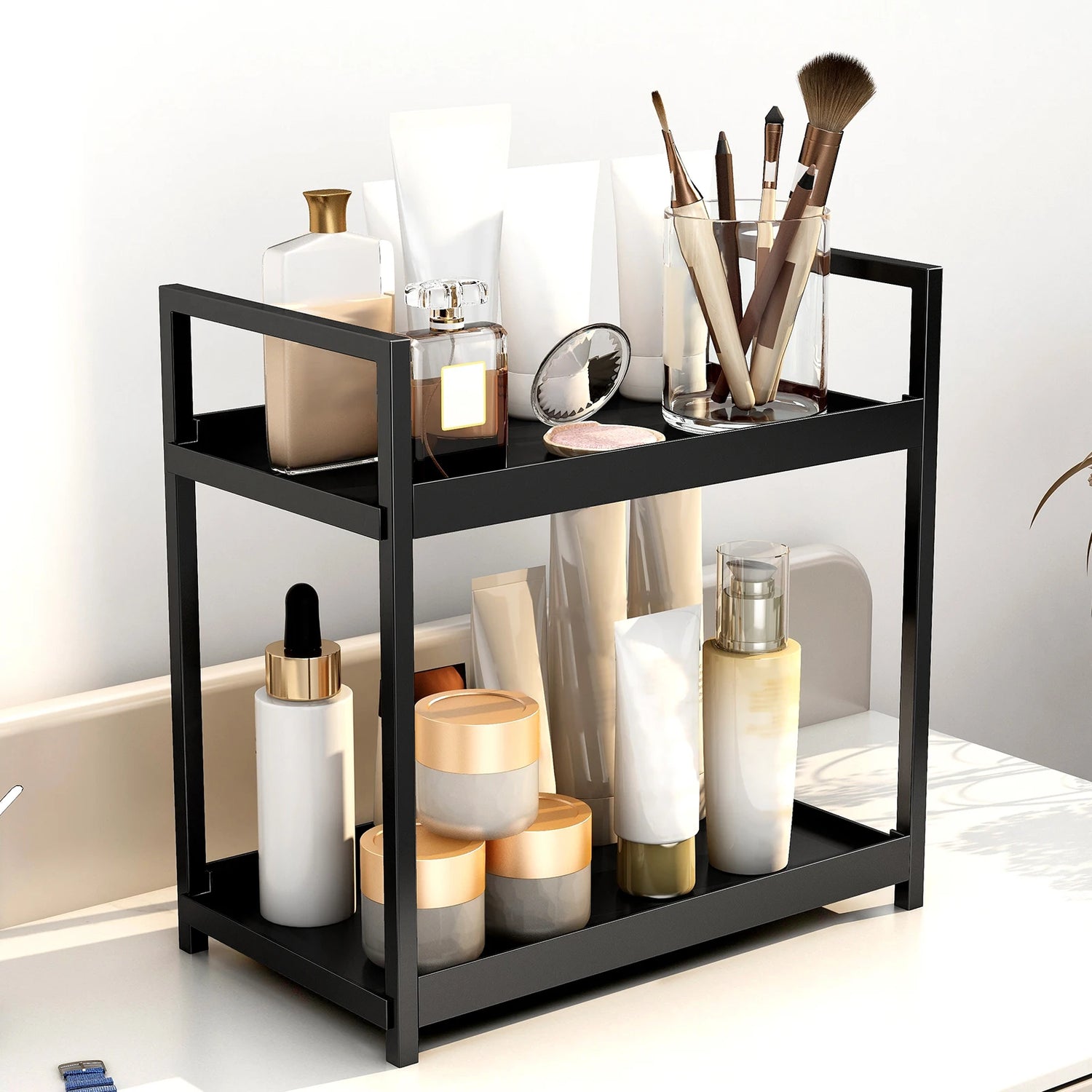 2-Tier Metal Desktop Organizer