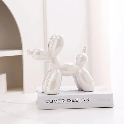 Ceramic Balloon Dog Statue