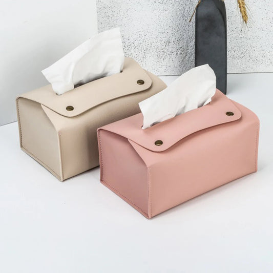 PU Leather Tissue Holder