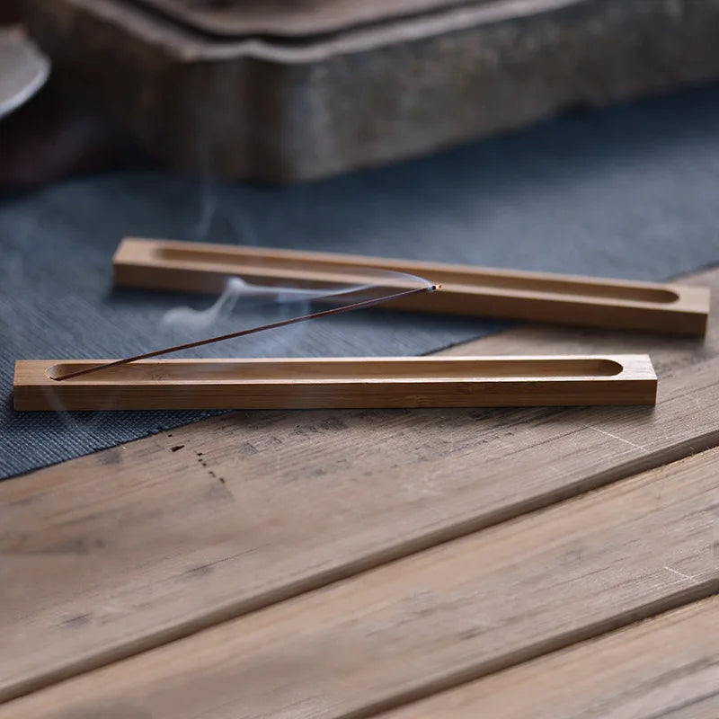 Crafted Bamboo Incense Holder