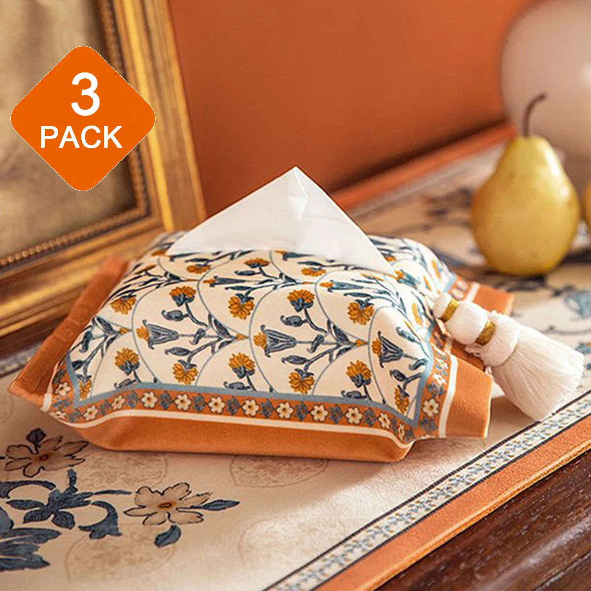 Retro Tassel Tissue Box