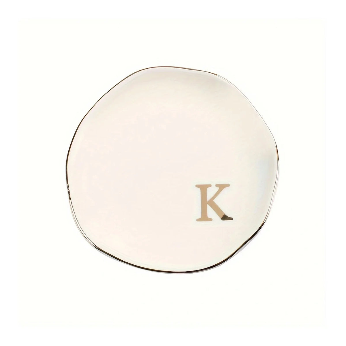 Personalized Initials Ceramic Ring Dish