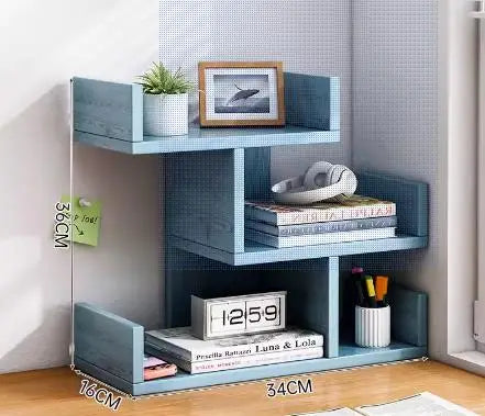 Bamboo Desk Bookshelf