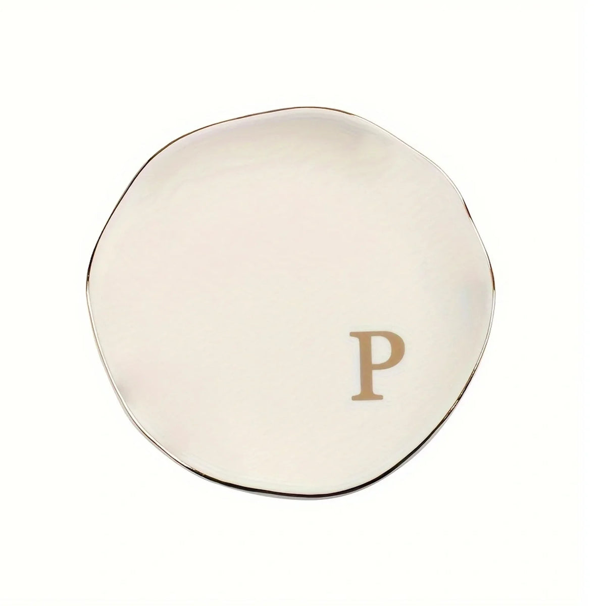 Personalized Initials Ceramic Ring Dish