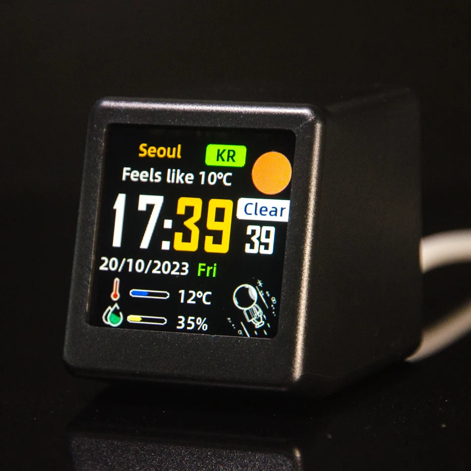 Mini WiFi Weather Clock