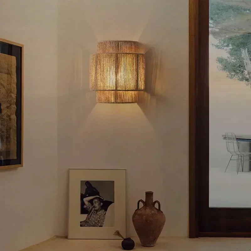 Hemp Rope Wall Lamp