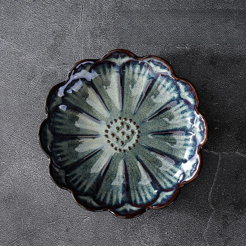 Lotus Leaf Ceramic Trinket Dish