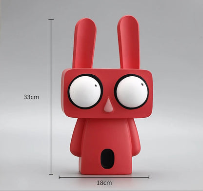 Abstract Rabbit Ornament