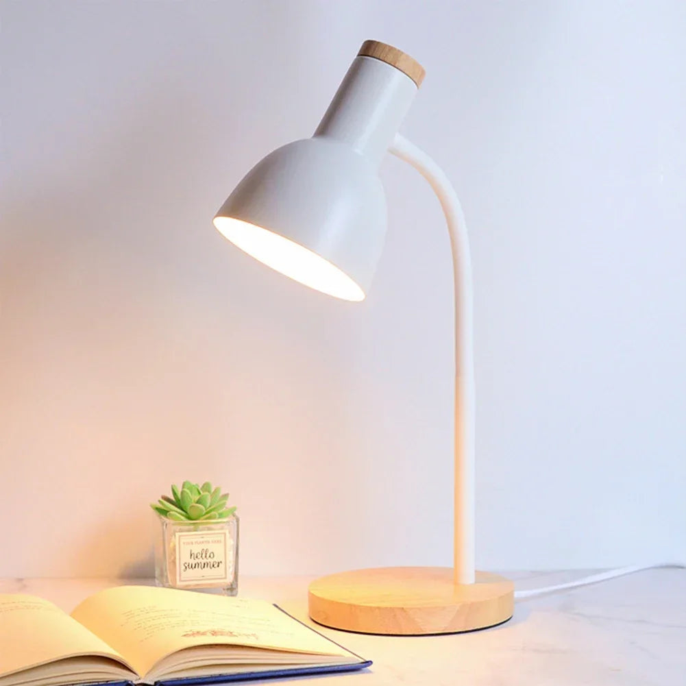 Wood & Iron Desk Lamp