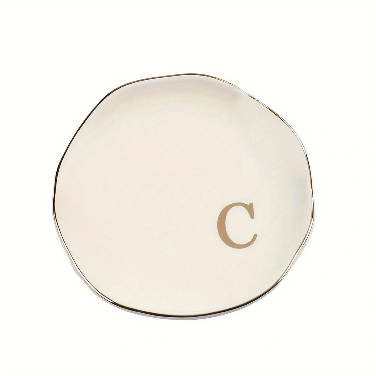 Personalized Initials Ceramic Ring Dish