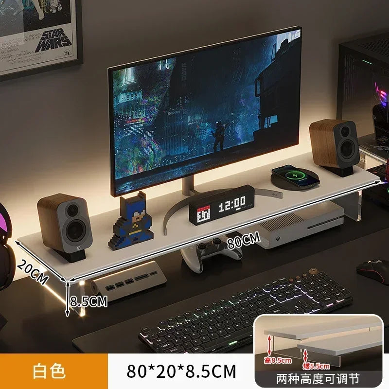 Clear Acrylic Monitor Stand