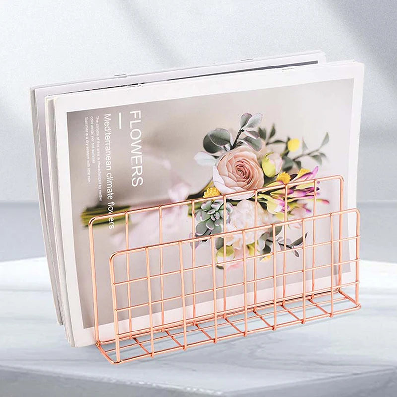 Minimalist Iron Desk Rack