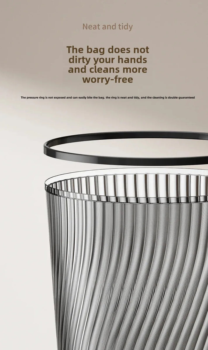 Clear Luxe Dustbin