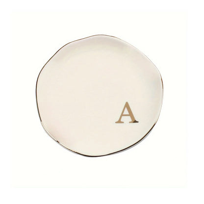 Personalized Initials Ceramic Ring Dish