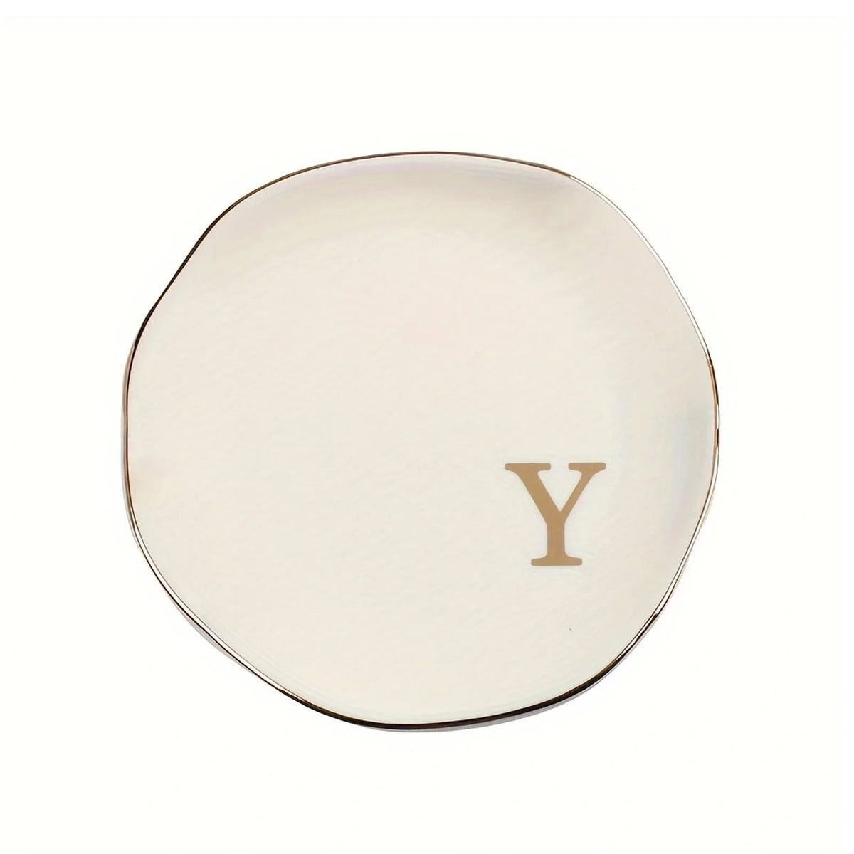 Personalized Initials Ceramic Ring Dish