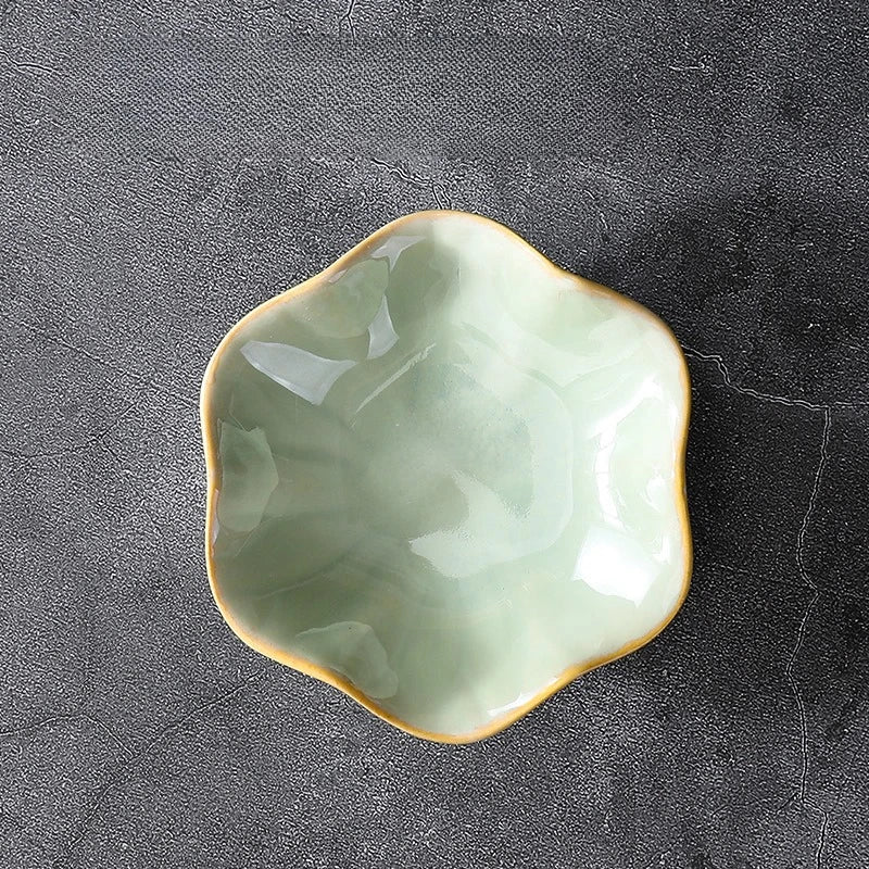 Lotus Leaf Ceramic Trinket Dish