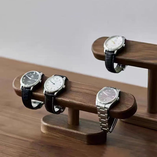 Walnut Watch Display Stand