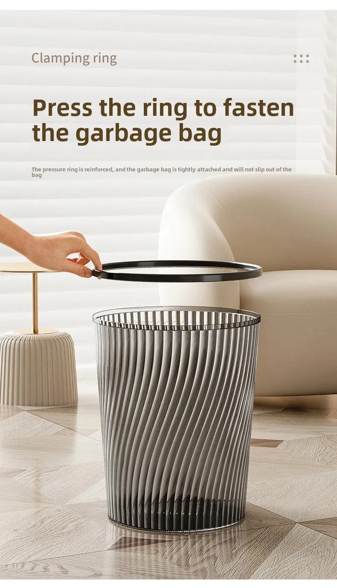Clear Luxe Dustbin