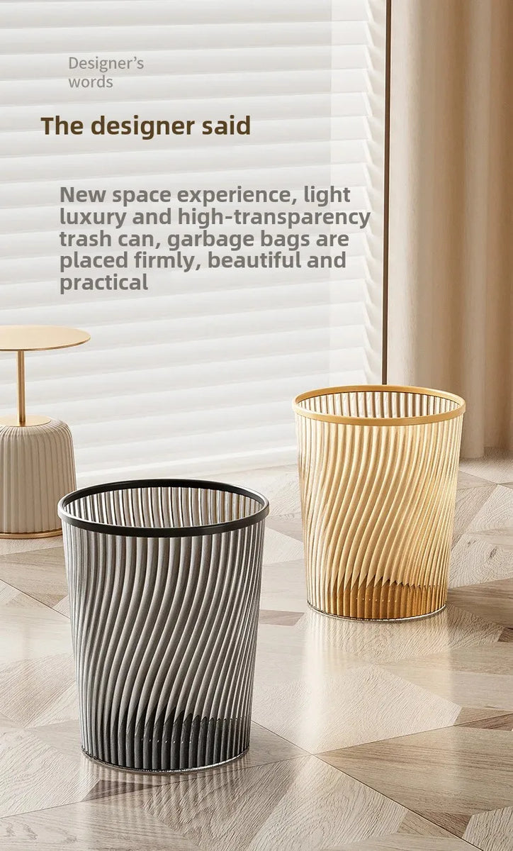 Clear Luxe Dustbin
