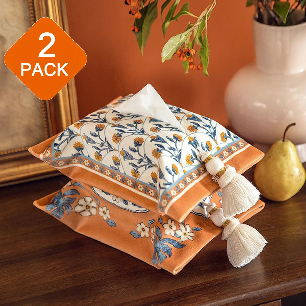 Retro Tassel Tissue Box