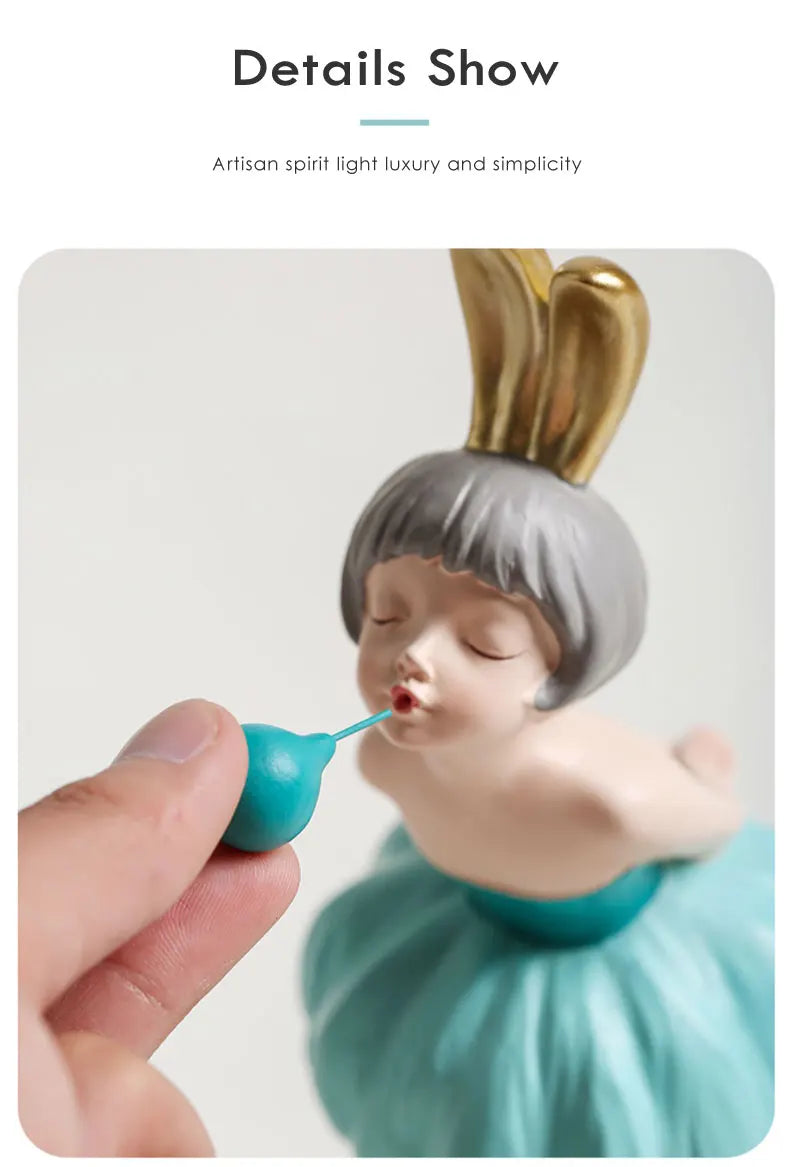 Bubble Gum Girl Figurine