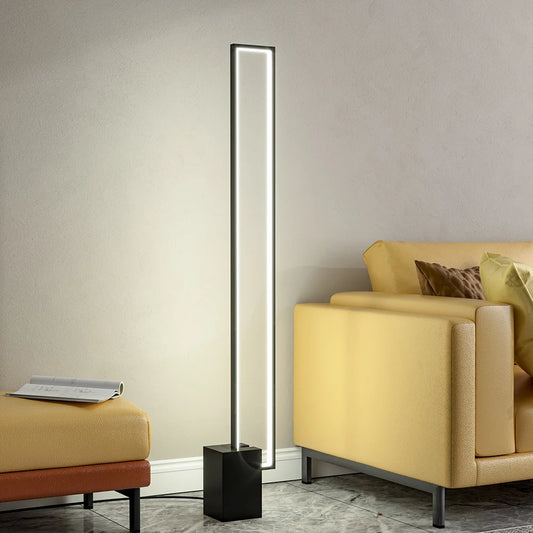 Black LED Floor Lamp