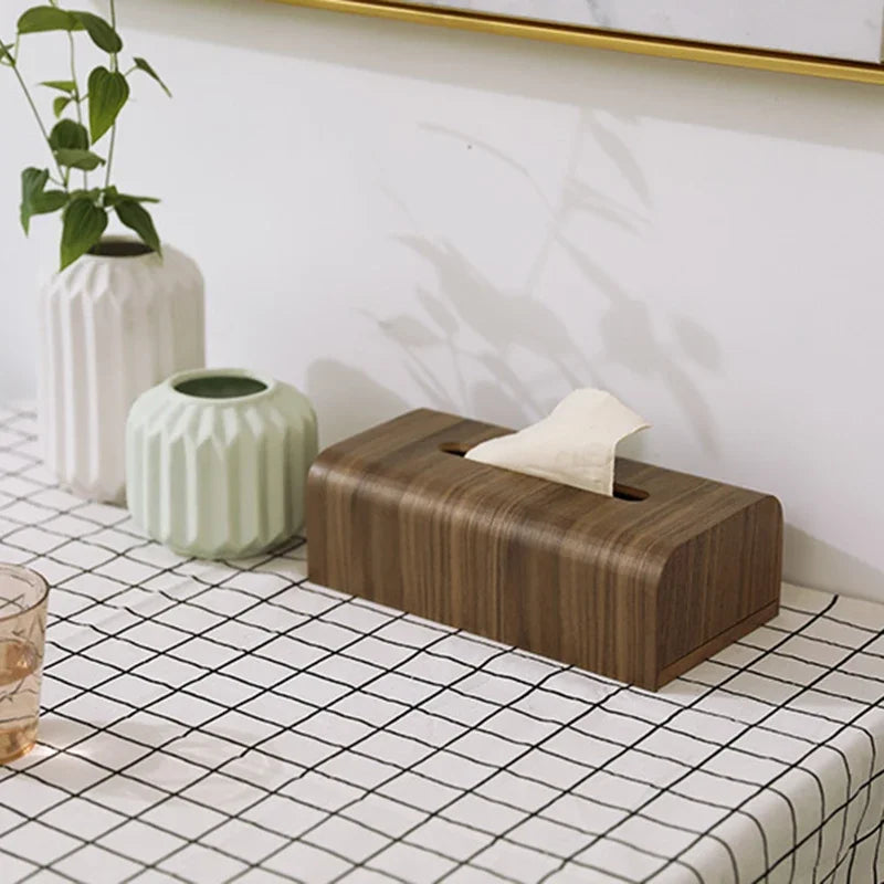 Wooden Tissue Box