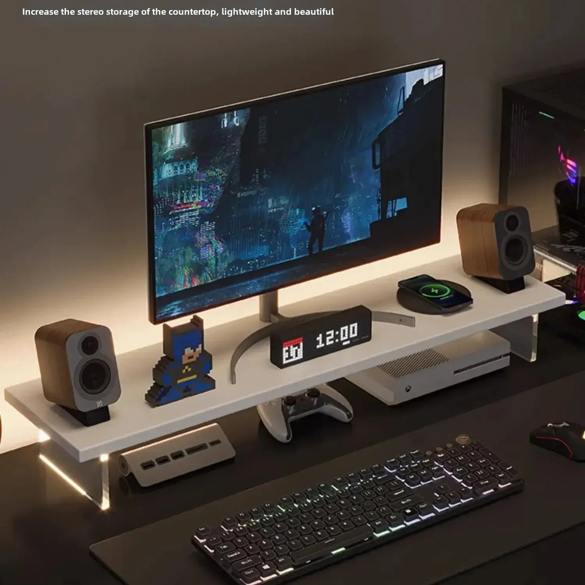 Clear Acrylic Monitor Stand
