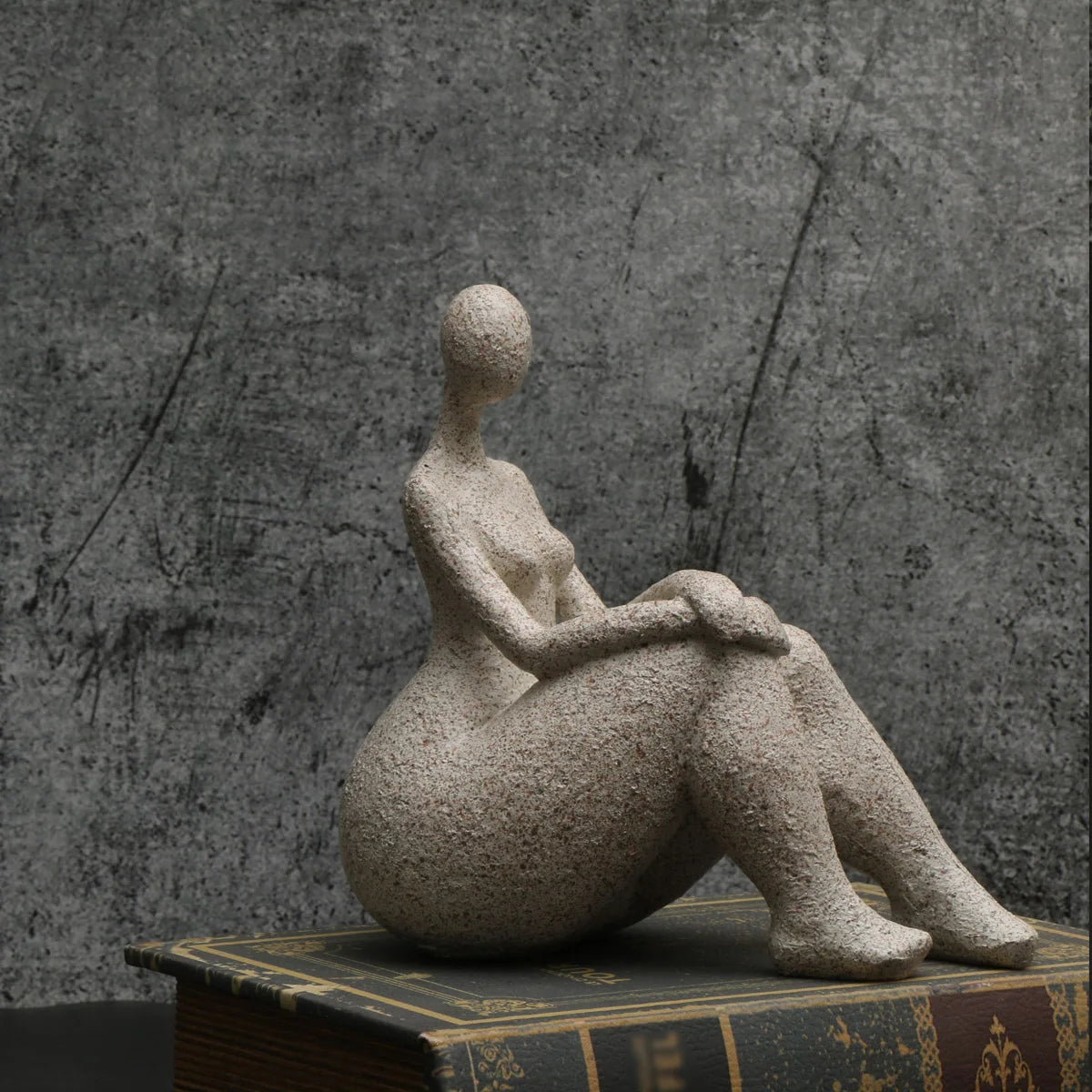 Sandstone Woman Statue